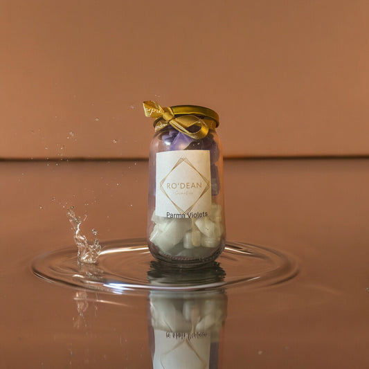 Parma violets melt jar