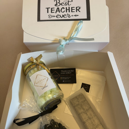 Best teacher ever gift box